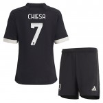 Günstige Fußballtrikots Juventus Chiesa 7 Kinder 3rd trikot 2023-24 Kurzarm